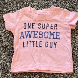 Salmon colored t shirt